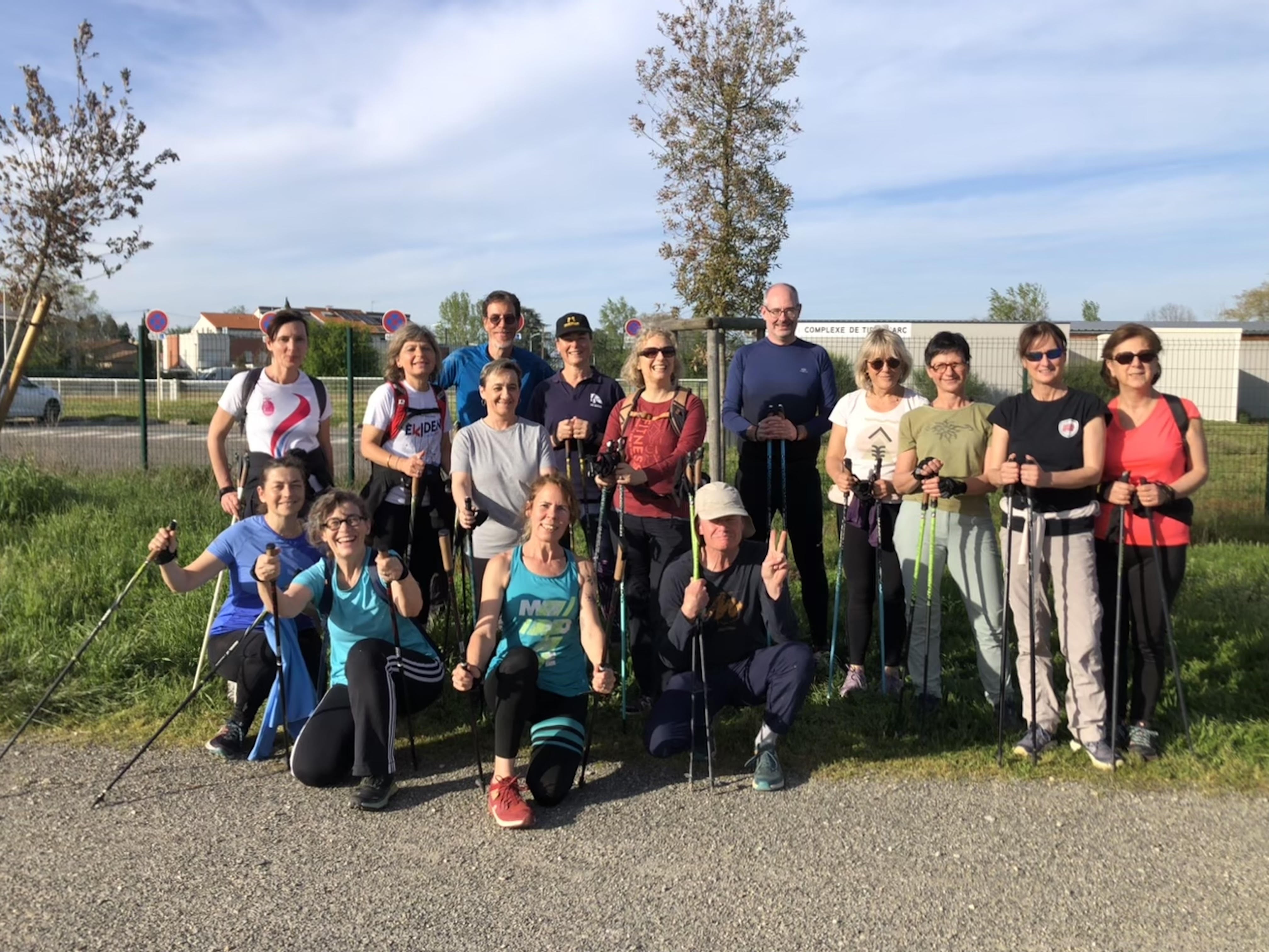 Marche nordique Pascale  - photo de groupe