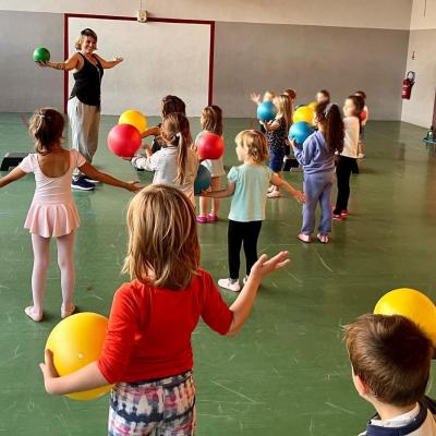 Cours des petits avec Adeline