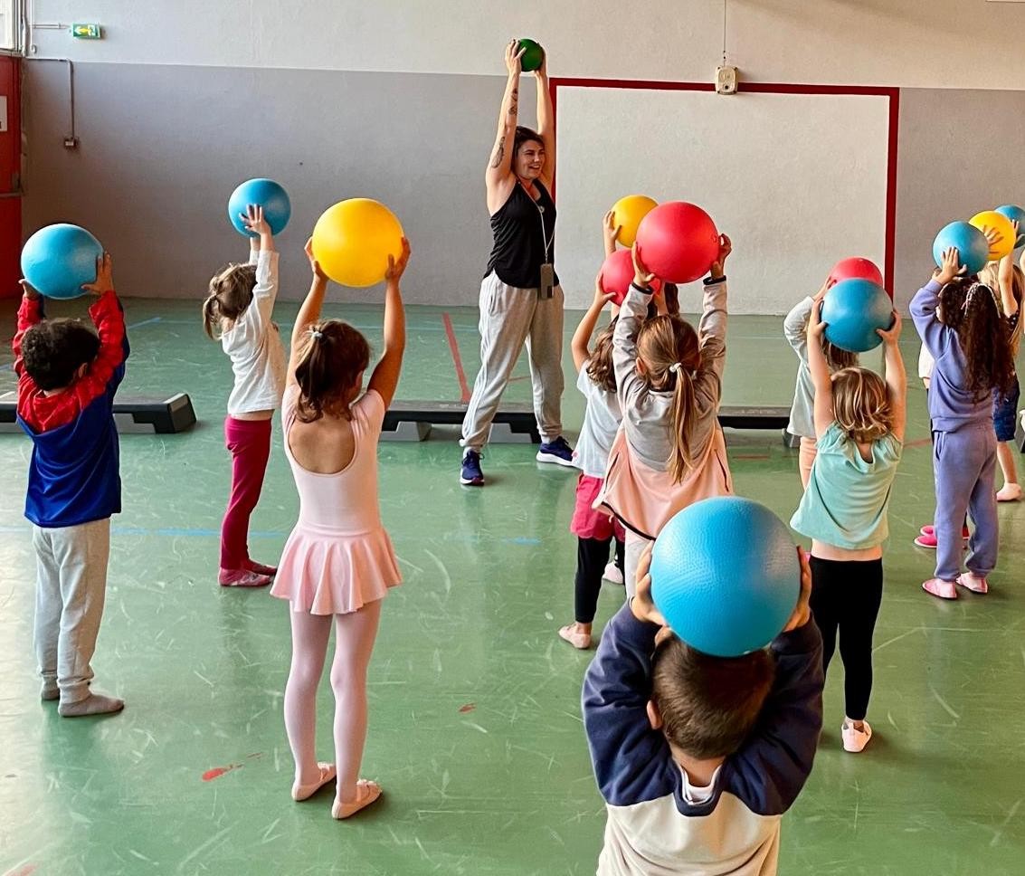 Cours des petits avec Adeline