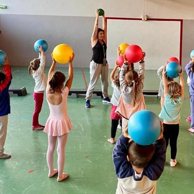 Cours des petits avec Adeline